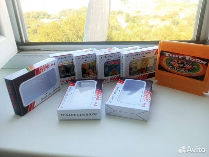 Реплика коробочки для картриджа Dendy Steepler