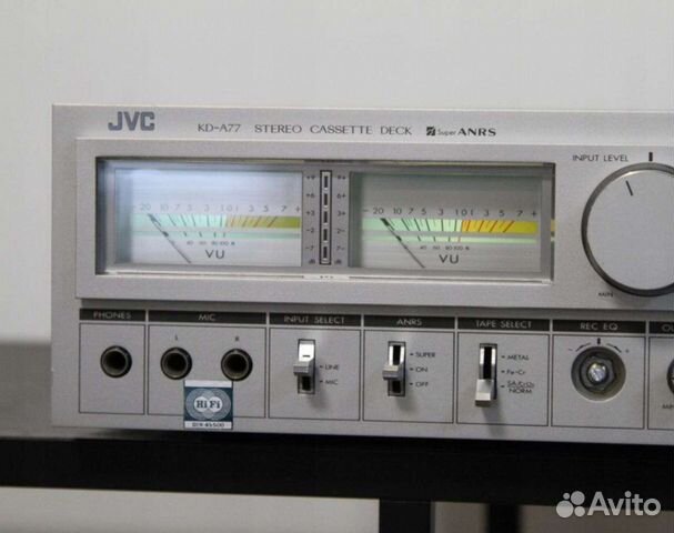 Кассетная дека JVC KD-A77 дека стерео винтаж