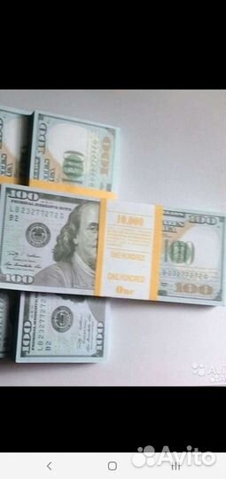 Для фотосесии Сувенирные банкноты 100 долларов