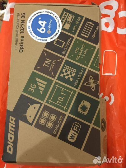 Планшет digma optima