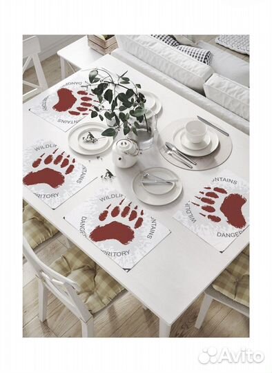 Скатерть кухонная + сервировочные салфетки