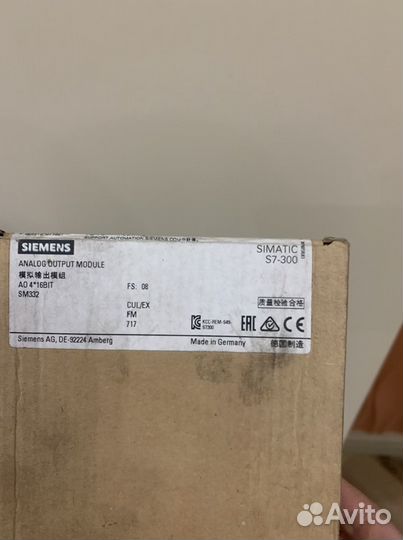 Модуль siemens 6ES7 332-7ND02-0AB0