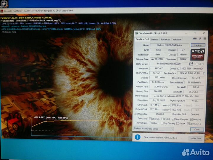 PowerColor Red Dragon Radeon RX 550 2GB