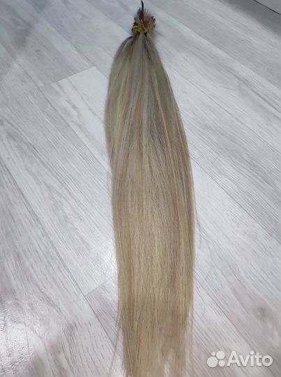 Волосы для наращивания 60 см омбре