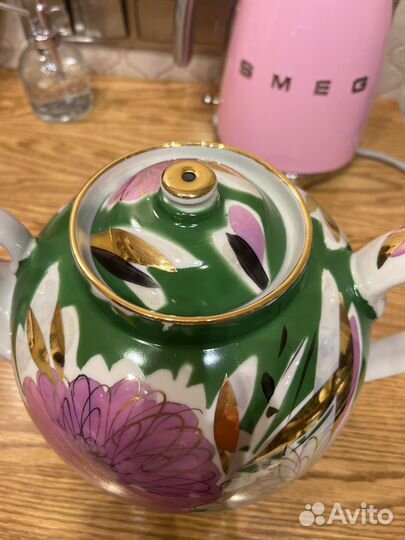 Чайник доливной большой Астры Дулёво СССР