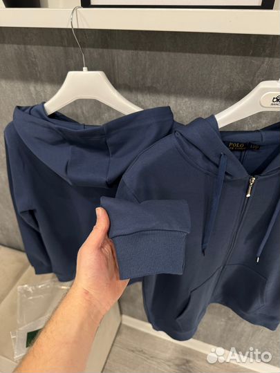 Зип худи ralph lauren синее