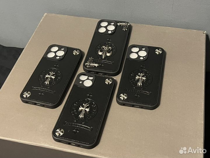 Chrome hearts чехол на iPhone 13 14 15/pro/max