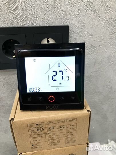 Умный терморегулятор для водяного пола WiFi