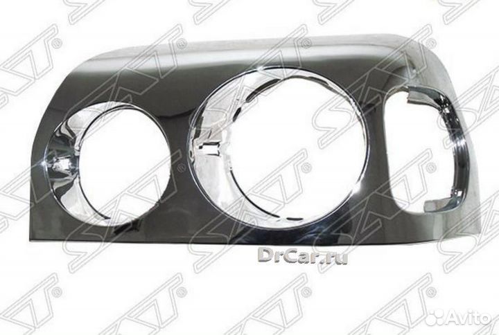 SAT stfrl1093C2 Очко фары freightliner century class S/T 95- LH хром ( 1 крепление сломано,одно клее