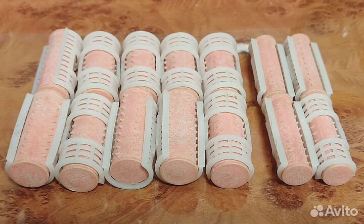 Термобигуди с зажимами двух размеров