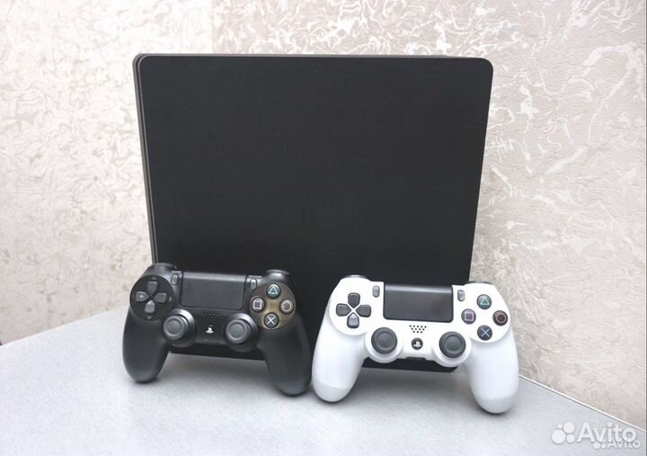 Playstation 4 slim 1tb + игры