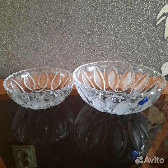 Салатник хрусталь СССР