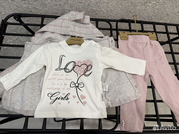 Костюм тройка для девочки 80