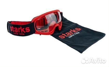 Кроссовые очки детские starks №К47 Красный