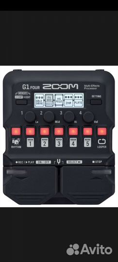 Zoom G1 four - гитарный процессор мультиэффектов