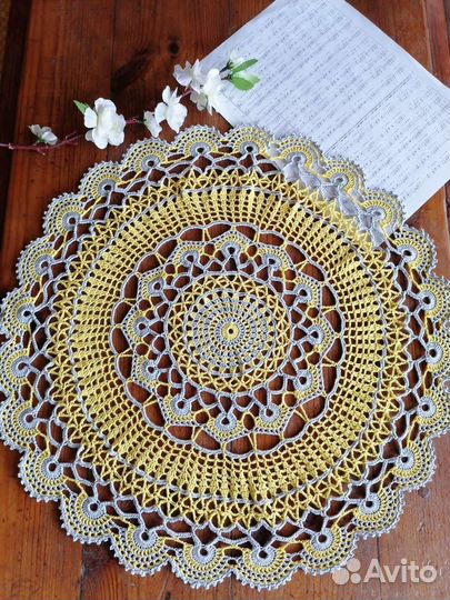 Салфетка крючком