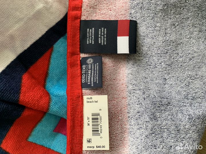 Полотенце пляжное Tommy Hilfiger