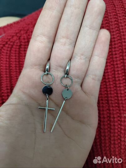 Ассиметричные серьги