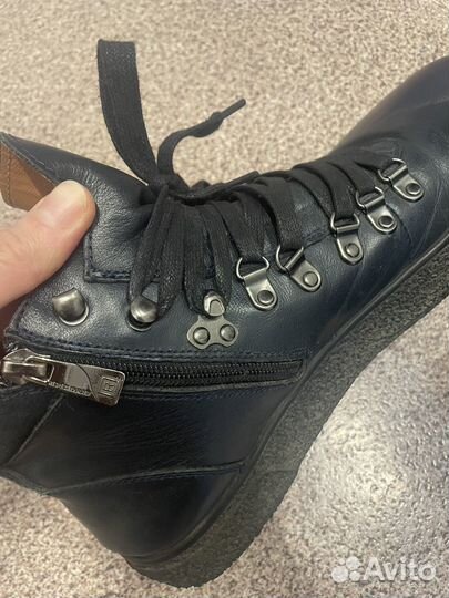 Ботинки мужские кожаные зимние Respect