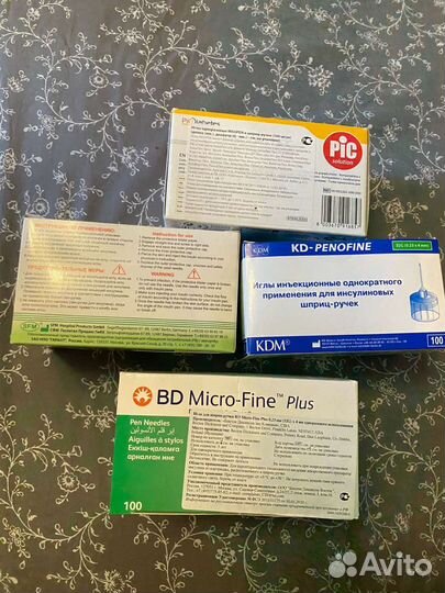 Иглы одноразовые к инсулиновым шприц-ручке