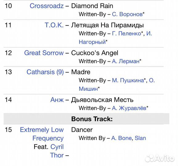 Музыка Твоих Крыльев - Русские Рок Баллады v.3 CD