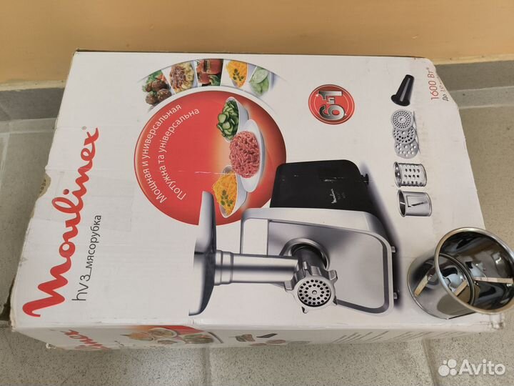 Мясорубка, точнее овощерезка moulinex hv3