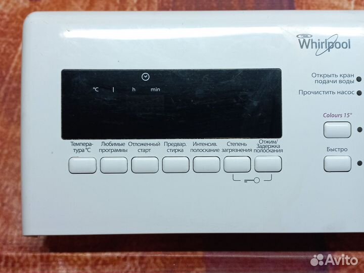 Плата управления стир маш Whirlpool awe 6100