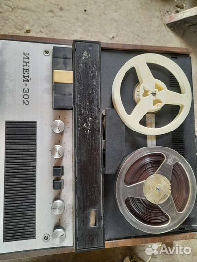 Катушечный магнитофон иней 302