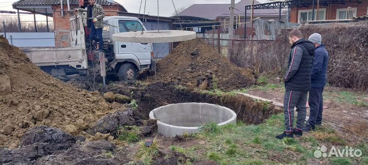 Септик из бетонных колец