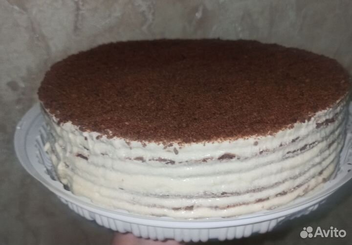 Домашний торт медовик