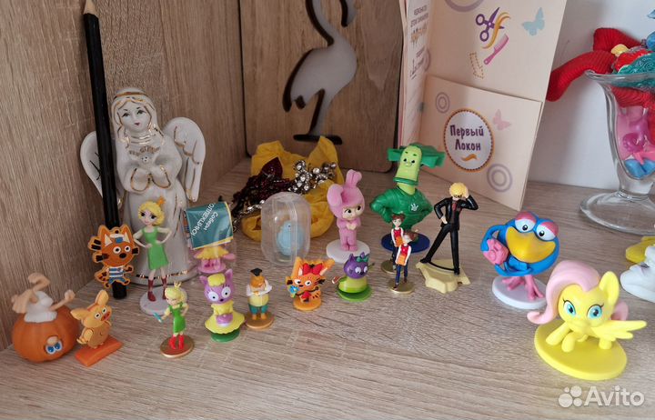 Игрушки Царевны, три кота, фиксики, буба