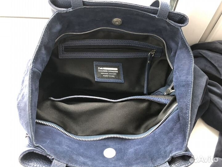 Сумка натуральная замша