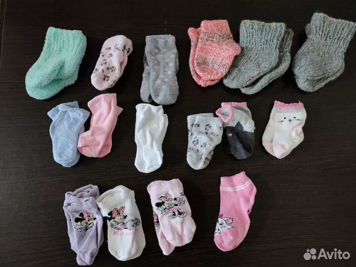 Носочки с рождения для малышки