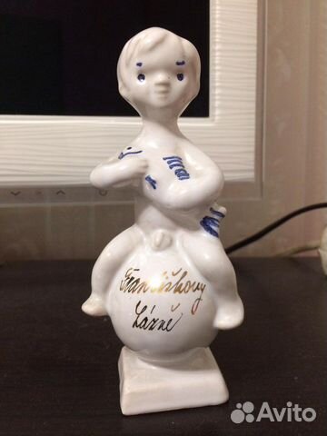 Статуэтка фарфор СССР и нэцкэ хотей
