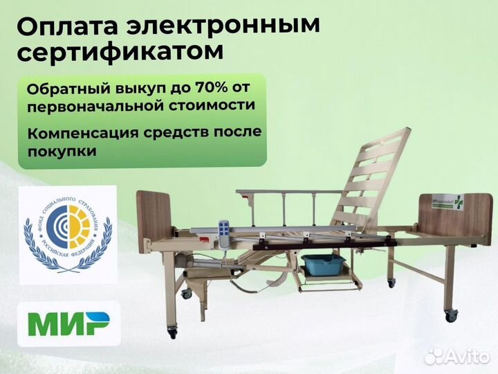 Кровать медицинская функциональная