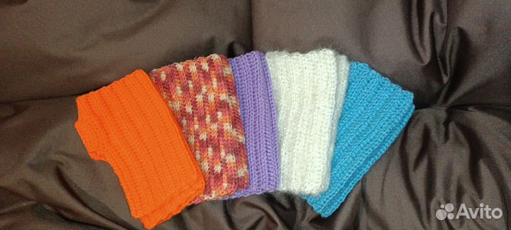 Митенки вязаные