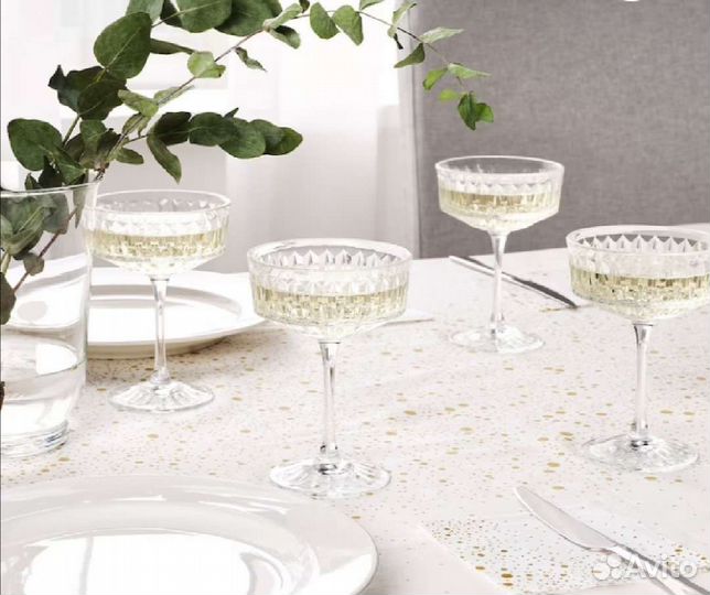 Бокалы для шампанского Сэльскаплиг IKEA, 4 шт