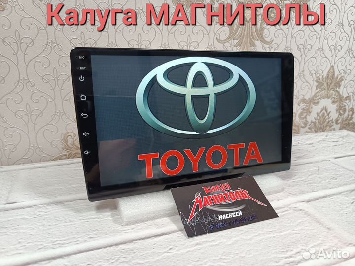 Магнитола Toyota android вместо штатной новая