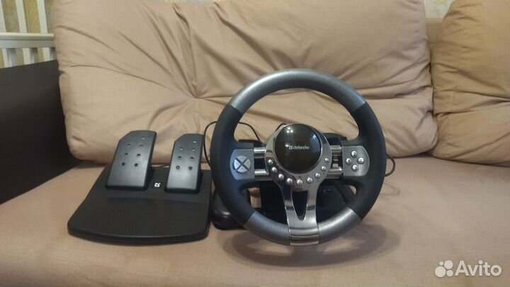 Игровой руль defender forsage gtr