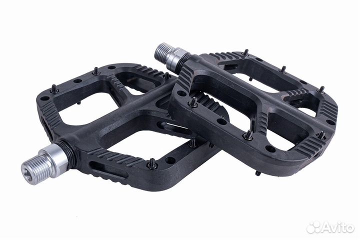 Педали нейлон со сьемными шипами, подш.скольж., 9