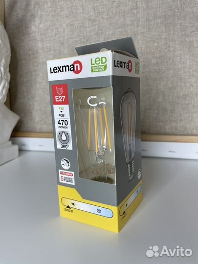 Лампа светодиодная Lexman E27 эдисон