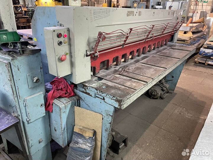 Гильотина по металлу нк 3418 2200 мм до 7 мм