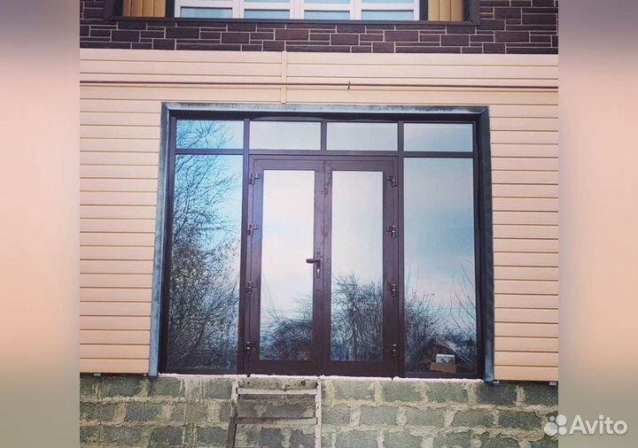 Входная группа из пластика или алюминия