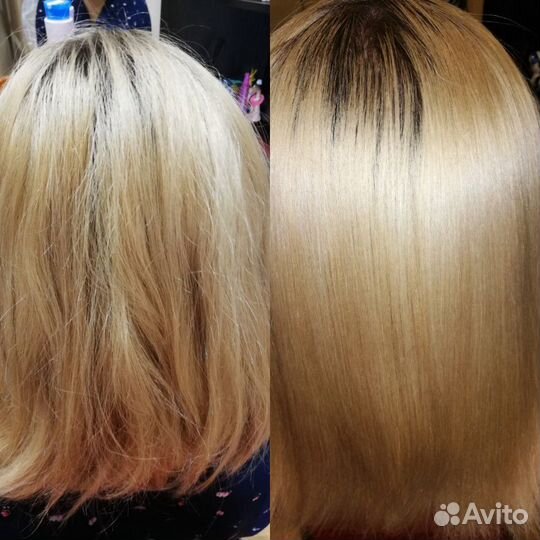 Ботокс для волос, кератиновое выпрямление, биксипл