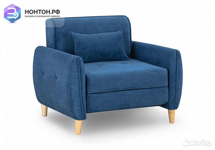 Кресло еврокнижка Анита синее