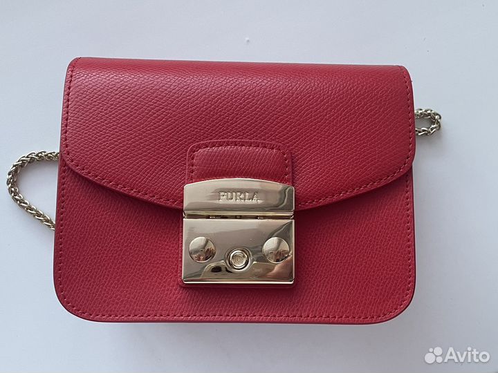 Сумка furla metropolis красная