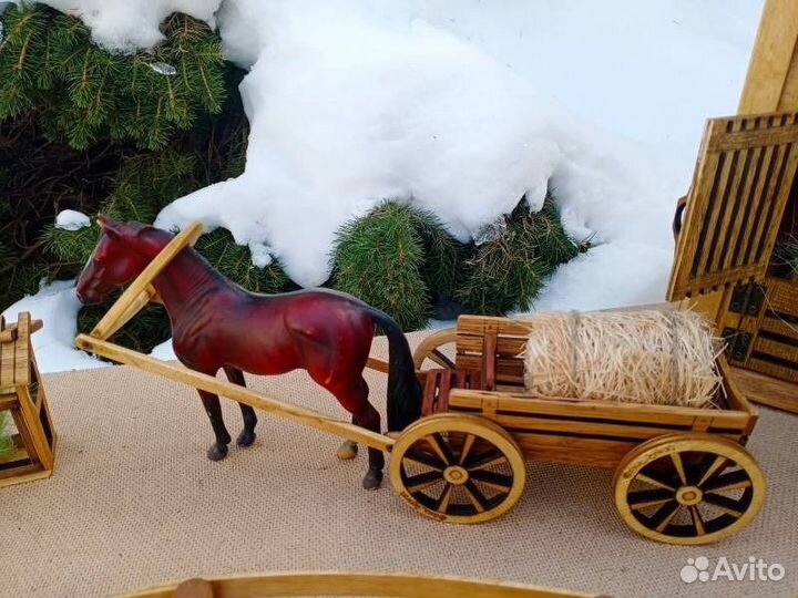 Конюшня для лошадок schleich