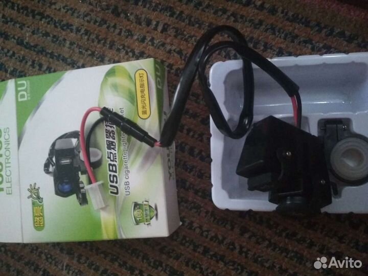 Usb зарядка на руль мото