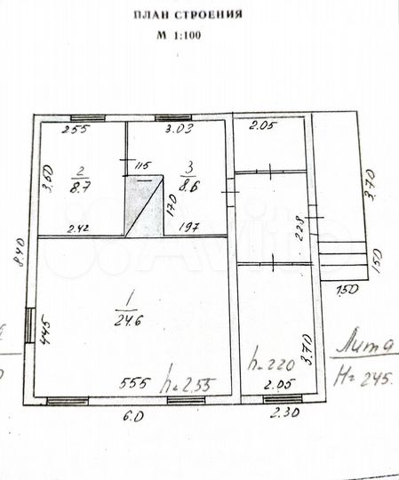 Дом 41,9 м² на участке 15,7 сот.