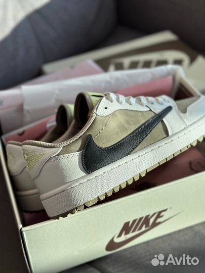 Кроссовки nike air jordan 1 low travis scott Golf